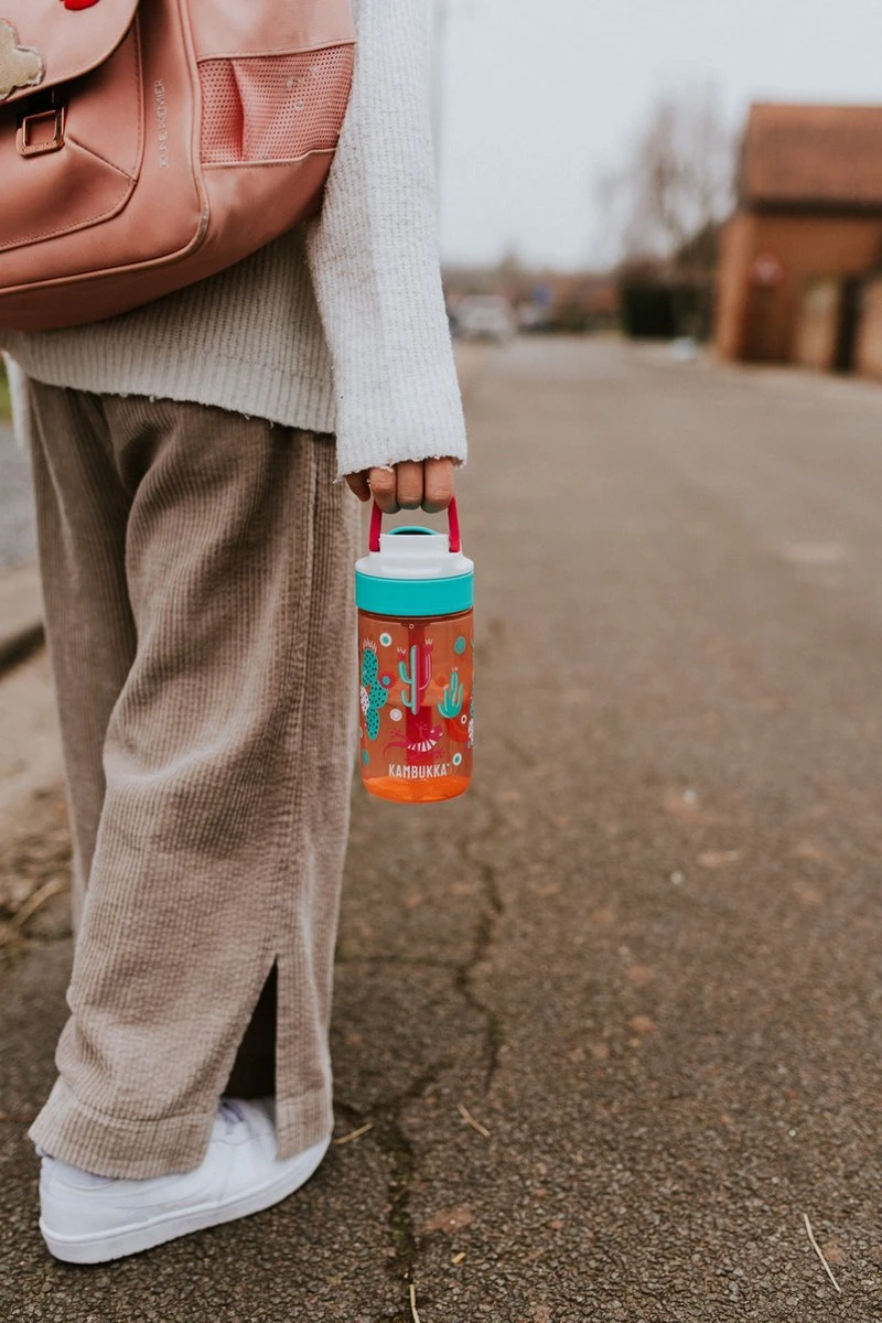 Kambukka Lagoon Drinkfles 400ml -Cactus Gekko Met Geïntegreerd Rietje 9 Kambukka Lagoon Drinkfles 400ml -Cactus Gekko Met Geïntegreerd Rietje - Afbeelding 7