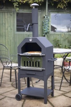 Merkloos MaxxGarden Pizza Oven - Smoker Barbecue Houtskool 45 X 65 X 158cm -Aigostar winkel 800x1200 52