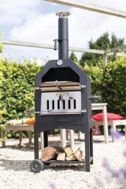 Merkloos MaxxGarden Pizza Oven - Smoker Barbecue Houtskool 45 X 65 X 158cm -Aigostar winkel 804x1200 7