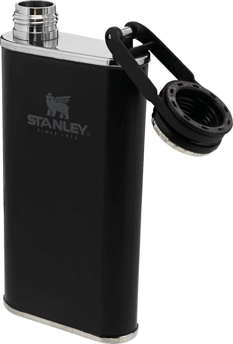 Stanley The Easy Fill Wide Mouth Flask 0,23L - Flacon - Matte Black 7 Stanley The Easy Fill Wide Mouth Flask 0,23L - Flacon - Matte Black - Afbeelding 5