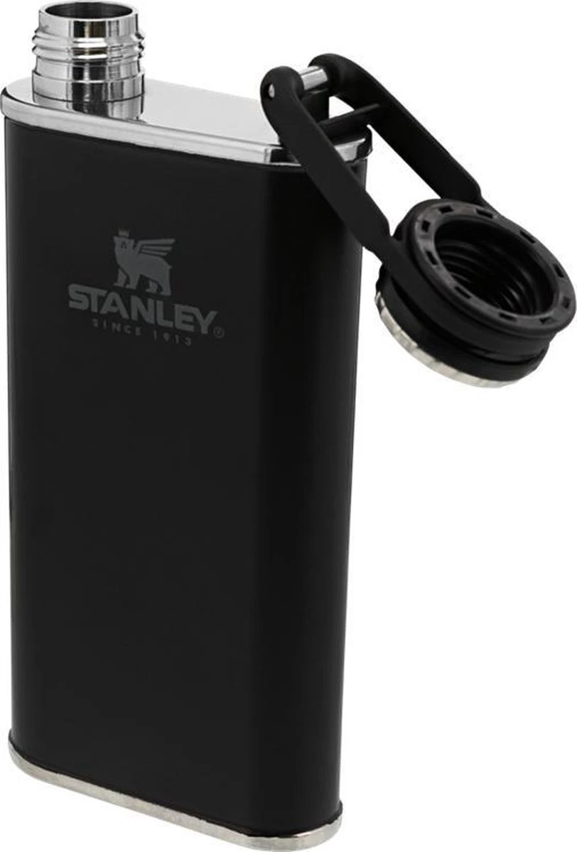 Stanley The Easy Fill Wide Mouth Flask 0,23L - Flacon - Matte Black 13 Stanley The Easy Fill Wide Mouth Flask 0,23L - Flacon - Matte Black - Afbeelding 11