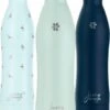 Juicy Blossom Drinkfles - 500ml - Roestvrij Staal - Stainless Steel Bottle - Waterfles - Drinkfles - Thermosfles (Muntgrijs) -Aigostar winkel 818x1200