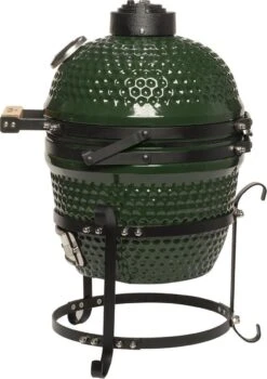 Patton Kamado Keramische Houtskoolbarbecue - 13" - Grilloppervlak Ø 28 Cm - Inclusief Heatdeflector - Groen -Aigostar winkel 848x1200 1