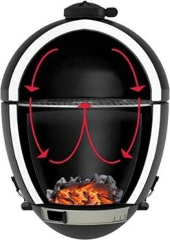 Apache Grill 21 Inch Kamado BBQ Egg | Houtskool | Zwart | Ø 50cm Grill Oppervlak | Dubbelwandig & Geïsoleerd 29 Apache Grill 21 Inch Kamado BBQ Egg | Houtskool | Zwart | Ø 50cm Grill Oppervlak | Dubbelwandig & Geïsoleerd -Aigostar winkel 849x1200