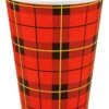 250 Scotty Bekers, Koffiebekers ‘Schotse Ruit’ 7.5oz/180cc – Karton Wegwerp Bekers - 5x50 Stuks - Christmas, Feest, Bbq, Verjaardag, Parry Cups -Aigostar winkel 863x1200