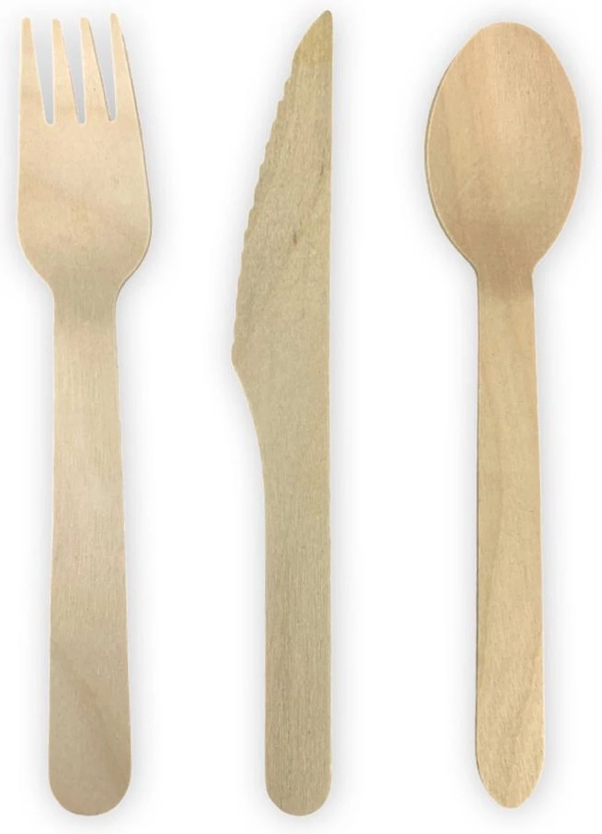 50 Stuks Vork X 50 Stuks Lepel X 50 Stuks Mes -Houten Bestek - Vork - Lepel- Mes - 160mm - Houten Bestek - Hout - Houten Servies - Houten Vork- Bestek Set - Besteksets - Afbreekbaar - Wooden Cutlery - Cutlery - Duurzaam Bestek - Wegwerp Bestek 6 50 Stuks Vork X 50 Stuks Lepel X 50 Stuks Mes -Houten Bestek - Vork - Lepel- Mes - 160mm - Houten Bestek - Hout - Houten Servies - Houten Vork- Bestek Set - Besteksets - Afbreekbaar - Wooden Cutlery - Cutlery - Duurzaam Bestek - Wegwerp Bestek - Afbeelding 4