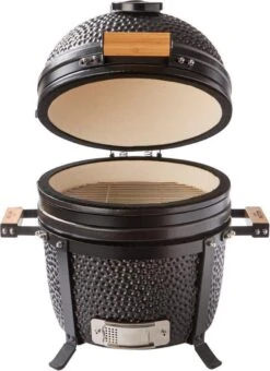 Patton Kamado 15" - Tafel Model - Keramische Barbecue - Premium Black - Medium - Compleet - Mat Zwart -Aigostar winkel 873x1200 3