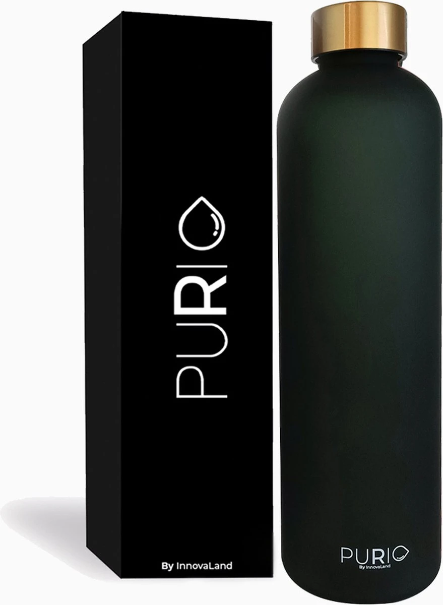 Innovaland Luxe Waterfles Zwart- Motivatiefles - 1 Liter Drinkfles - BPA Vrij - Volwassenen - Kinderen - Cadeau - Geschenk - Fitnes 3 Innovaland Luxe Waterfles Zwart- Motivatiefles - 1 Liter Drinkfles - BPA Vrij - Volwassenen - Kinderen - Cadeau - Geschenk - Fitnes