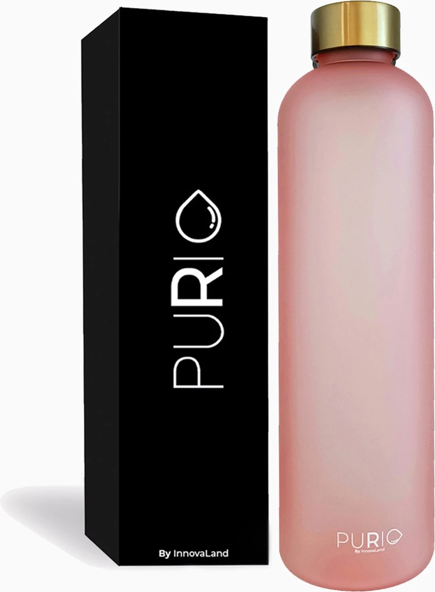 Innovaland Luxe Motivatie Waterfles Roze 1 Liter Drinkfles - BPA Vrij - Volwassenen - Kinderen - Cadeau - Fitnes- Geschenk - Cadeautjes 3 Innovaland Luxe Motivatie Waterfles Roze 1 Liter Drinkfles - BPA Vrij - Volwassenen - Kinderen - Cadeau - Fitnes- Geschenk - Cadeautjes