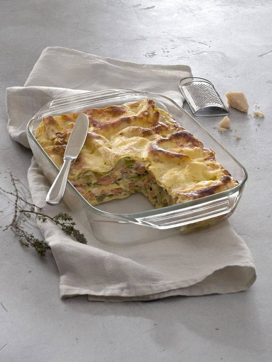 Pyrex - Irresistible Ovenschaal Rechthoek Met Grepen 2,5 Liter - Transparant 6 Pyrex - Irresistible Ovenschaal Rechthoek Met Grepen 2,5 Liter - Transparant - Afbeelding 4