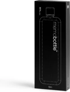 Memobottle Slim - Drinkfles - Transparant - 450ML 16 Memobottle Slim - Drinkfles - Transparant - 450ML -Aigostar winkel 919x1200 1
