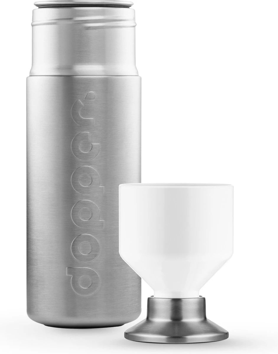 Dopper Steel Drinkfles - 800 Ml - Roestvrij Staal 4 Dopper Steel Drinkfles - 800 Ml - Roestvrij Staal - Afbeelding 2
