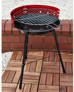 Houtskoolbarbecue Ø33 Cm | Verstelbare Grill BBQ | Halfopen | Zwart / Rood -Aigostar winkel 957x1200 1