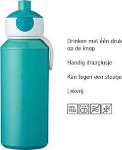 Mepal Drinkfles Pop-up Campus 400 Ml - Little Goose -Aigostar winkel 978x1200