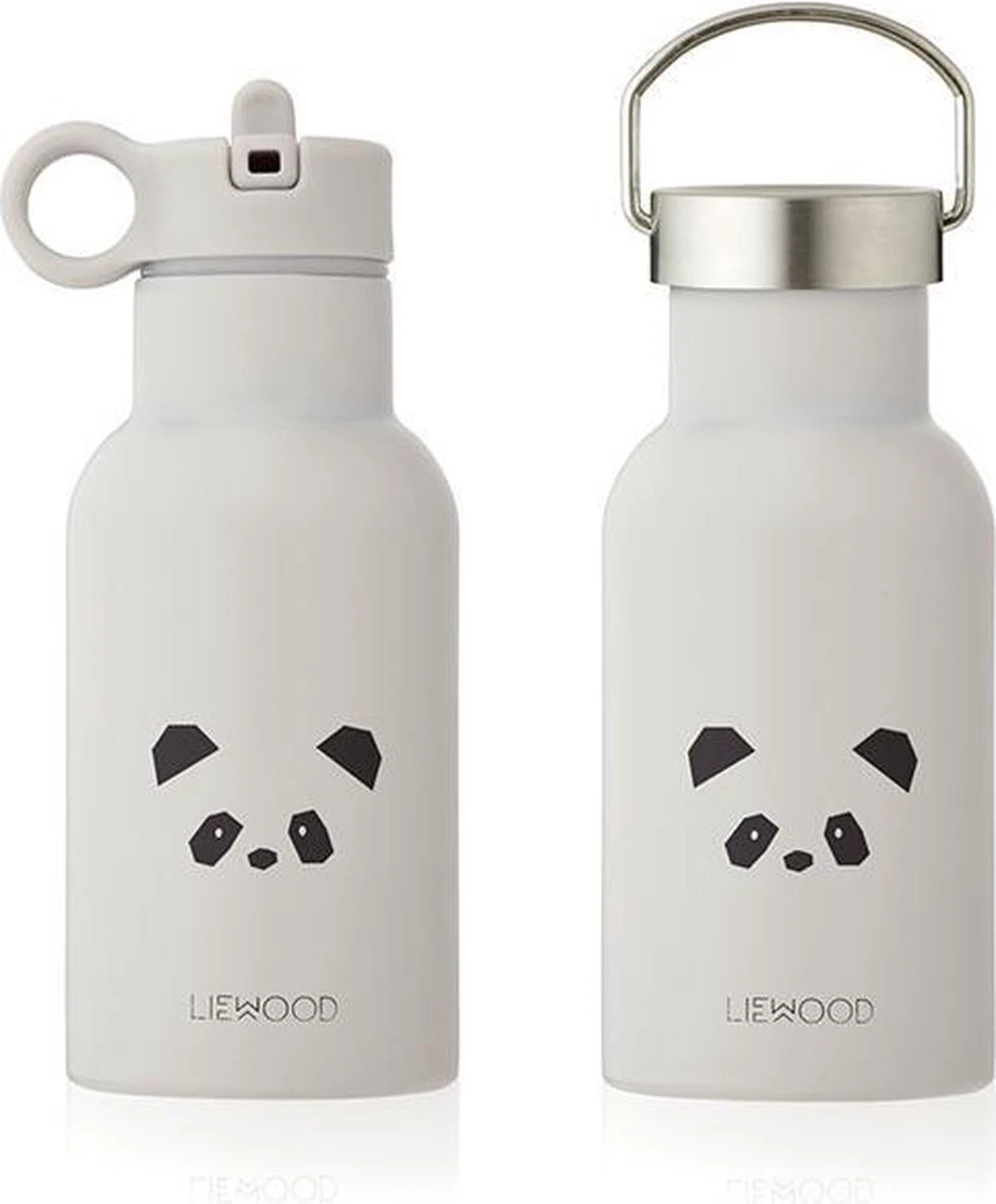Liewood Thermo Drinkfles 375ml Panda Lichtgrijs 7 Liewood Thermo Drinkfles 375ml Panda Lichtgrijs - Afbeelding 5