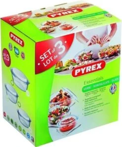 Pyrex 3x Ronde Glazen Ovenschalen Met Deksel 1,4/2,1/3 Liter - Ovenschaal/braadslede - Ovenschotel Schalen - Bakvorm 7 Pyrex 3x Ronde Glazen Ovenschalen Met Deksel 1,4/2,1/3 Liter - Ovenschaal/braadslede - Ovenschotel Schalen - Bakvorm -Aigostar winkel 994x1200 1
